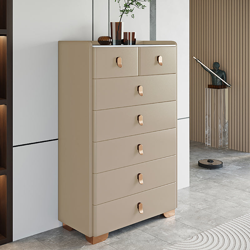 Stone Dresser Classic Glam Storage Chest Dresser with 4/5/6/7/8 Drawers