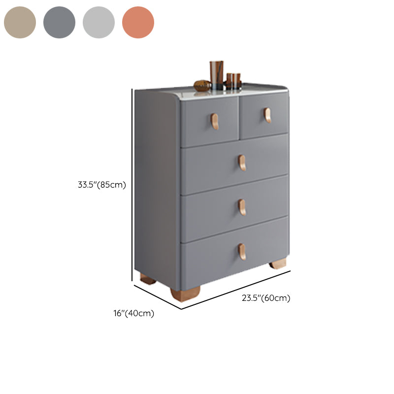 Stone Dresser Classic Glam Storage Chest Dresser with 4/5/6/7/8 Drawers