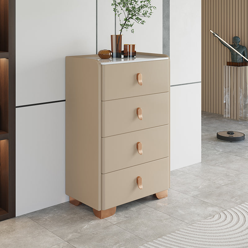 Solid Wood Classic Glam Storage Chest Stone Dresser with 4/5/6/7/8 Drawers