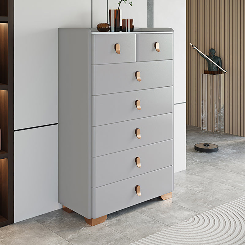 Solid Wood Classic Glam Storage Chest Stone Dresser with 4/5/6/7/8 Drawers