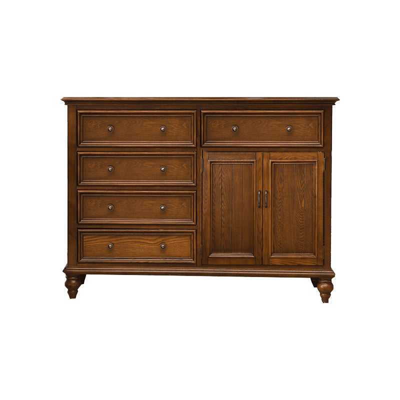 Solid Wood Traditional Storage Chest Dresser with 3/4/5/6/7/8/9/10 Drawers