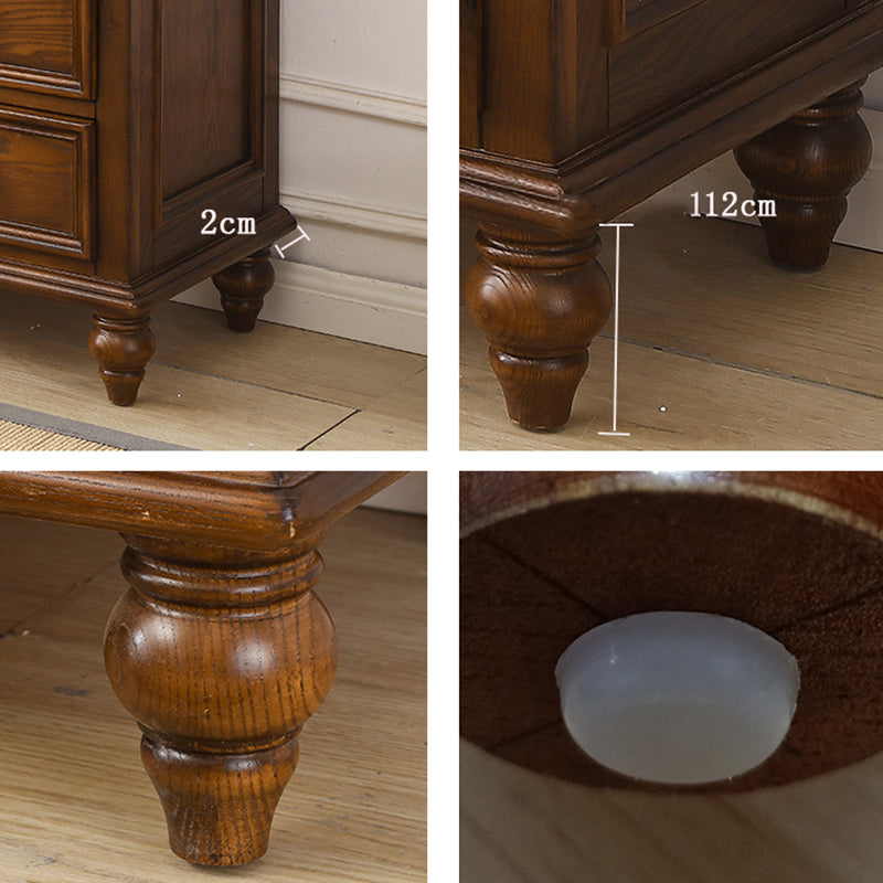 Solid Wood Traditional Storage Chest Dresser with 3/4/5/6/7/8/9/10 Drawers