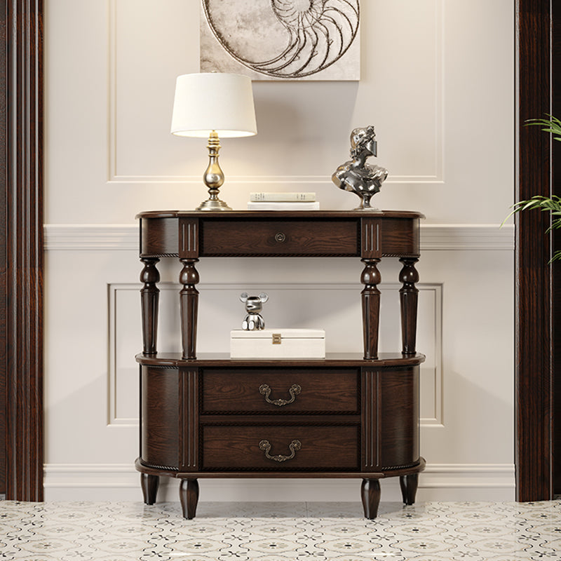 12 Inch Wide Console Table Mid Century Modern Wood Accent Table