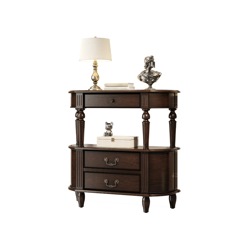 12 Inch Wide Console Table Mid Century Modern Wood Accent Table