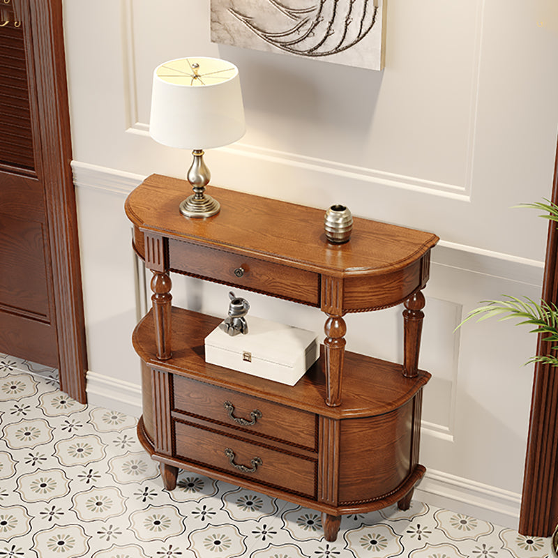 12 Inch Wide Console Table Mid Century Modern Wood Accent Table