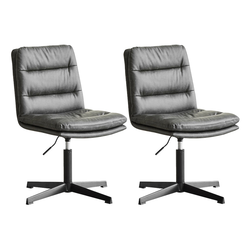 Armless Office Chair No Wheels Conference Chair for Living Room Home