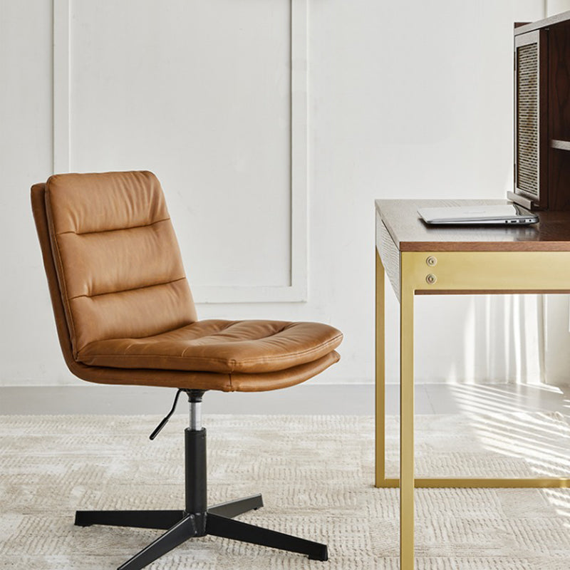 Armless Office Chair No Wheels Conference Chair for Living Room Home
