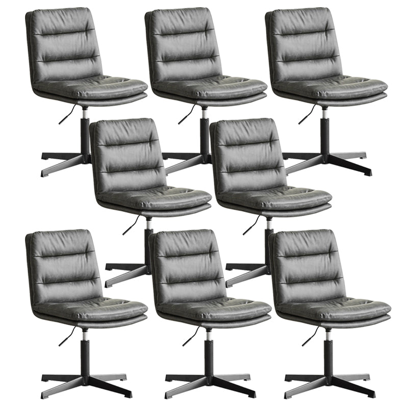 Armless Office Chair No Wheels Conference Chair for Living Room Home