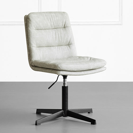 Armless Office Chair No Wheels Conference Chair for Living Room Home
