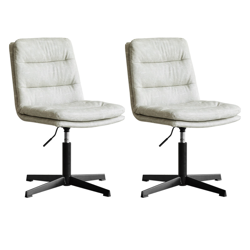 Armless Office Chair No Wheels Conference Chair for Living Room Home