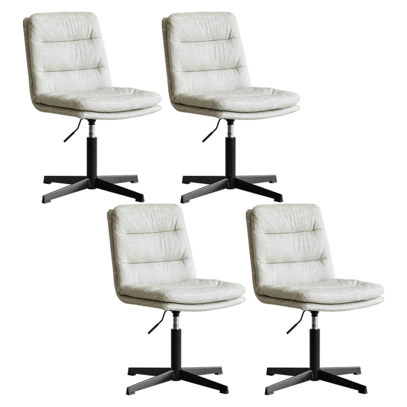 Armless Office Chair No Wheels Conference Chair for Living Room Home