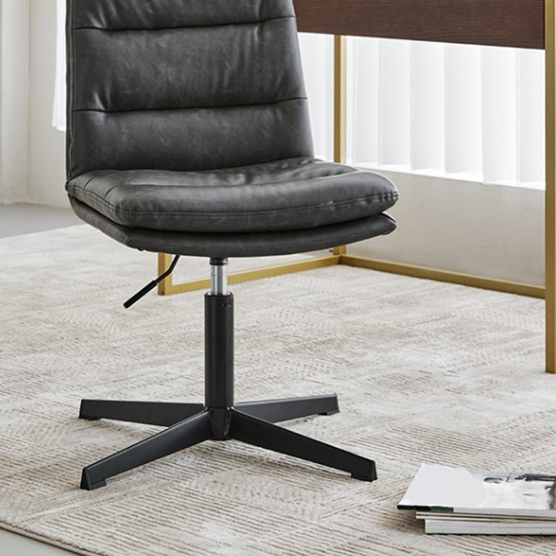 Armless Office Chair No Wheels Conference Chair for Living Room Home