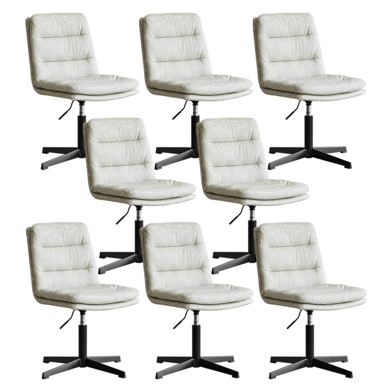 Armless Office Chair No Wheels Conference Chair for Living Room Home