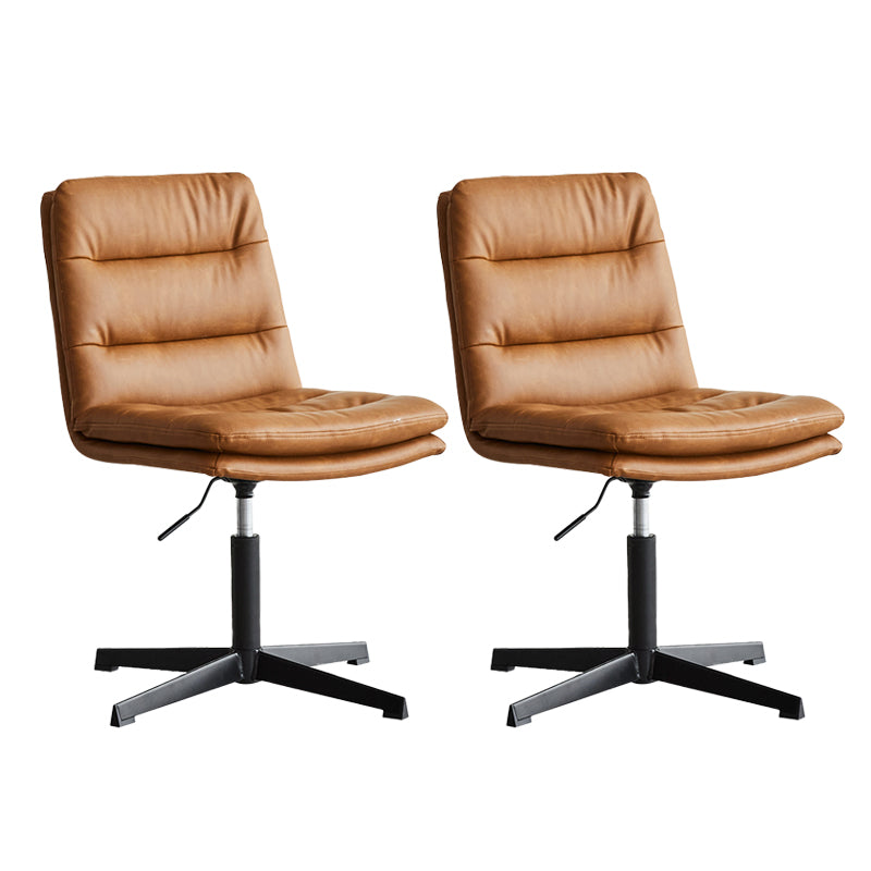 Armless Office Chair No Wheels Conference Chair for Living Room Home