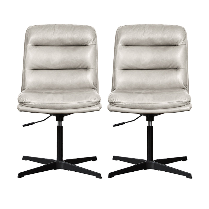 Armless Office Chair No Wheels Conference Chair for Living Room Home