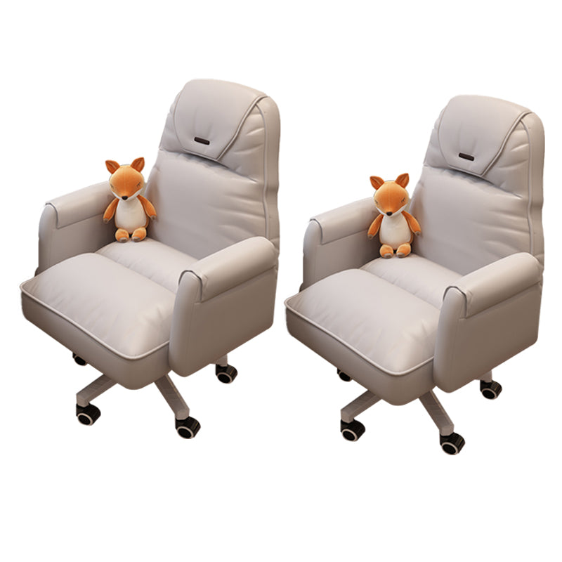 Modern Office Chair Adjustable Seat Height No Distressing Slide Chair with Wheels
