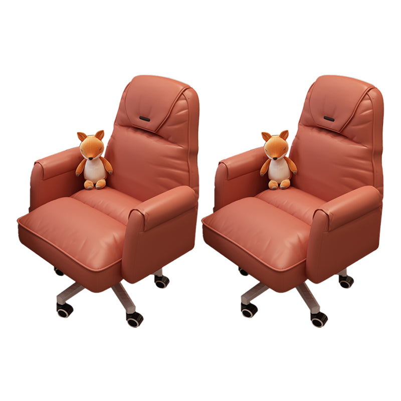 Modern Office Chair Adjustable Seat Height No Distressing Slide Chair with Wheels