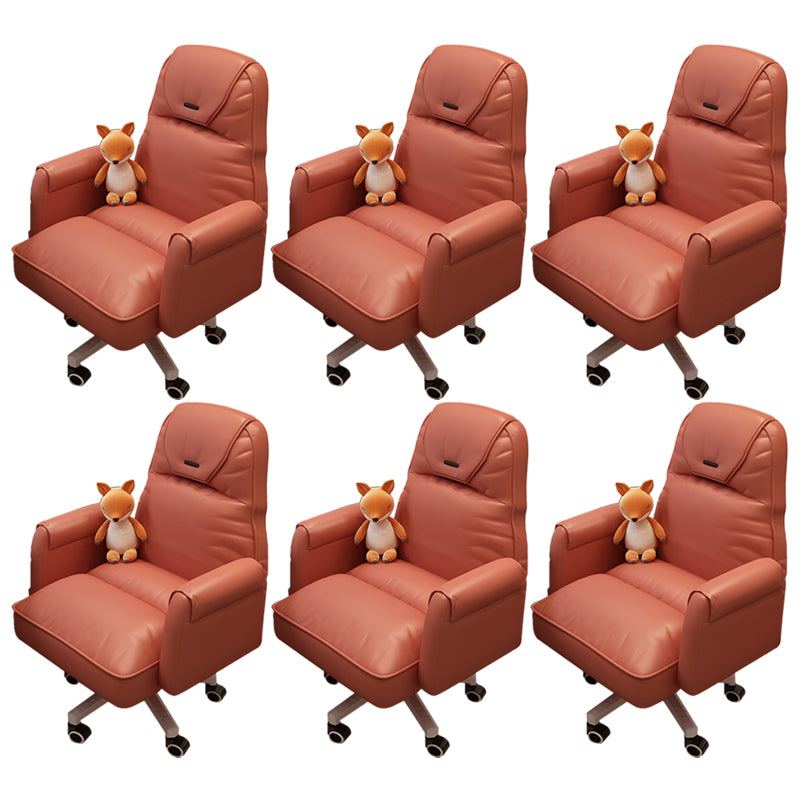 Modern Office Chair Adjustable Seat Height No Distressing Slide Chair with Wheels