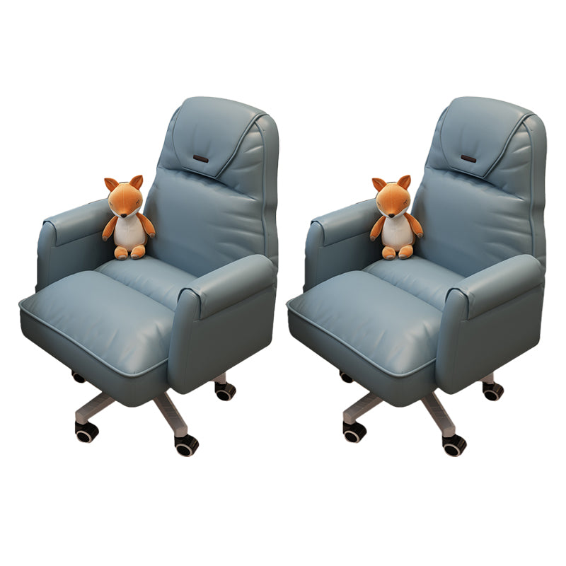 Modern Office Chair Adjustable Seat Height No Distressing Slide Chair with Wheels