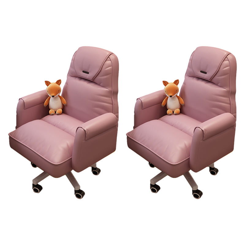 Modern Office Chair Adjustable Seat Height No Distressing Slide Chair with Wheels