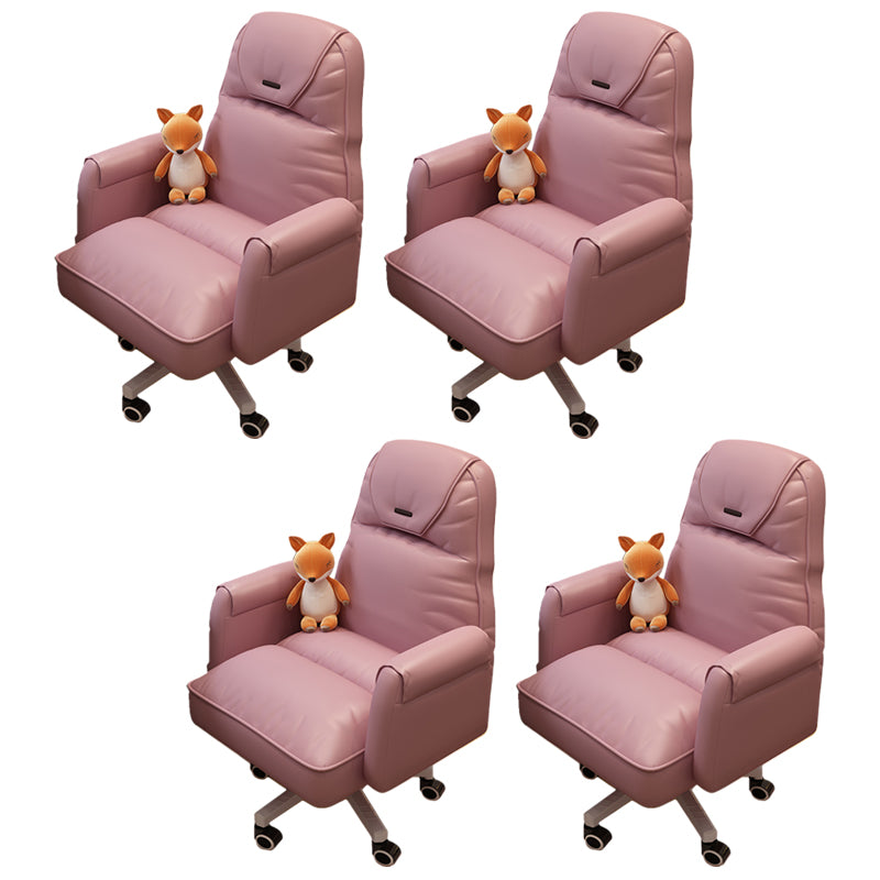 Modern Office Chair Adjustable Seat Height No Distressing Slide Chair with Wheels