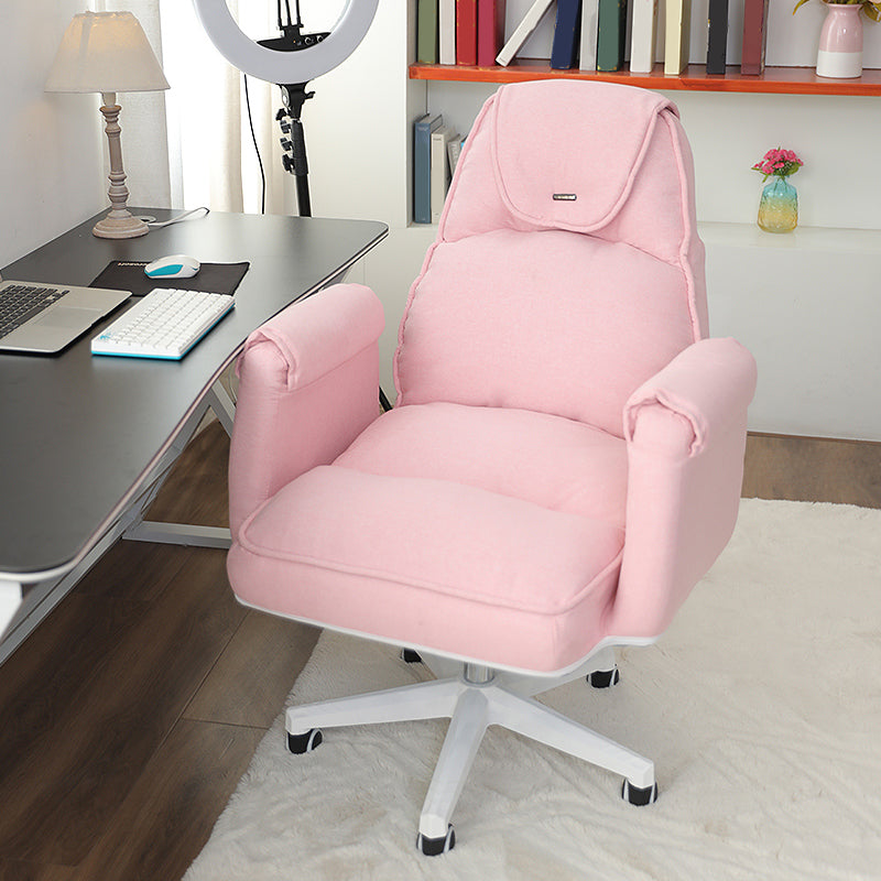 Modern Office Chair Adjustable Seat Height No Distressing Slide Chair with Wheels