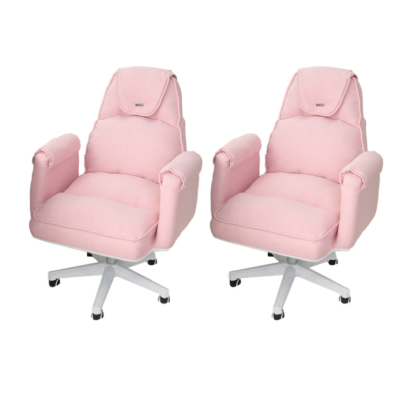 Modern Office Chair Adjustable Seat Height No Distressing Slide Chair with Wheels