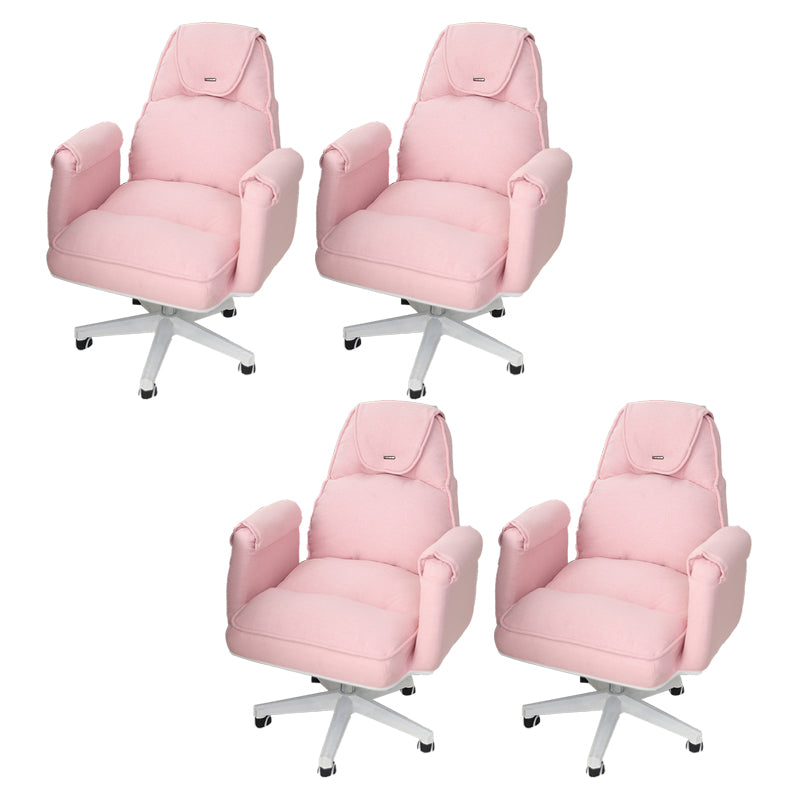 Modern Office Chair Adjustable Seat Height No Distressing Slide Chair with Wheels