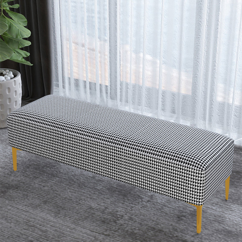 Modern Bedroom Bench Solid Wood Seating Bench with Upholstered