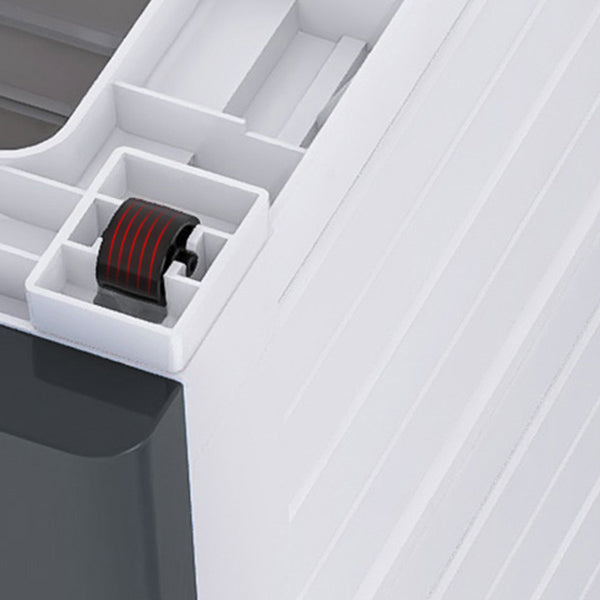 Contemporary Bedroom Wardrobe Plastic Drawers Storage Armoire