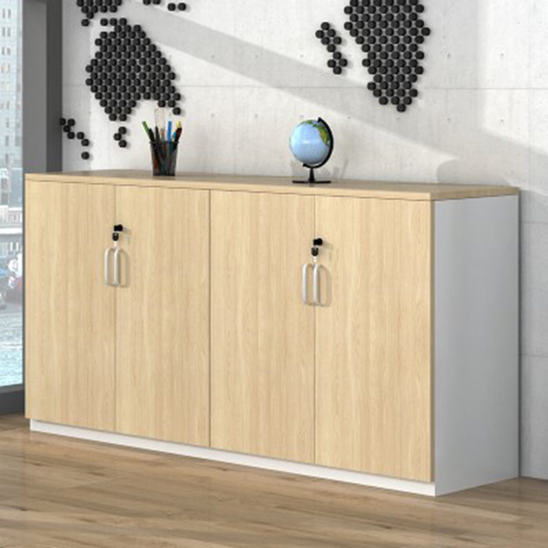 Nordic Storage Filing Cabinet Wooden Frame Locking Filing Cabinet