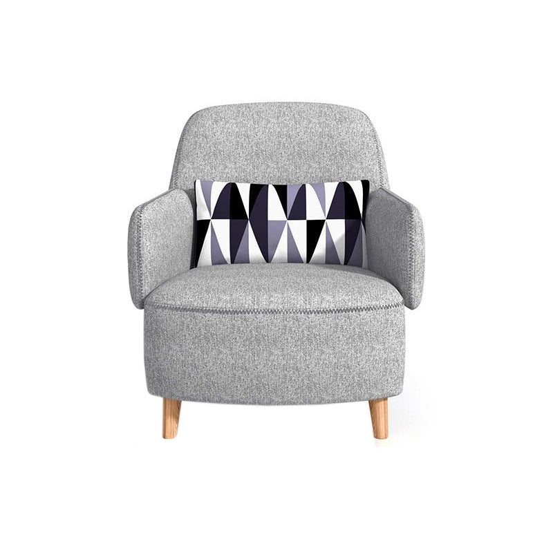 No Distressing Solid Color Scratch Resistant Leather Sofa for Living Room