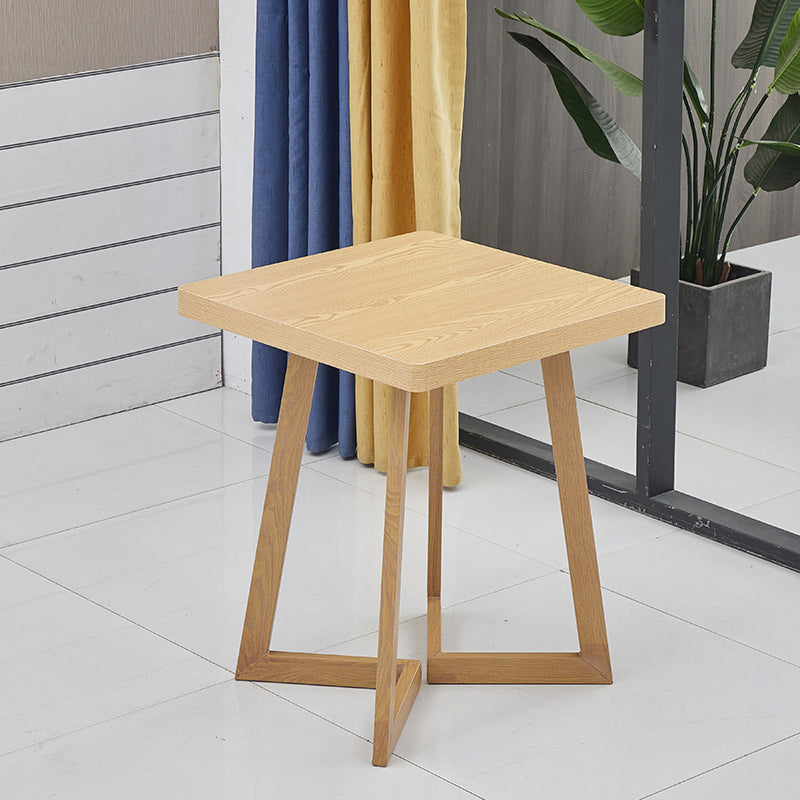 Modern Wooden Dining Room Table with Metal Legs for Living Room