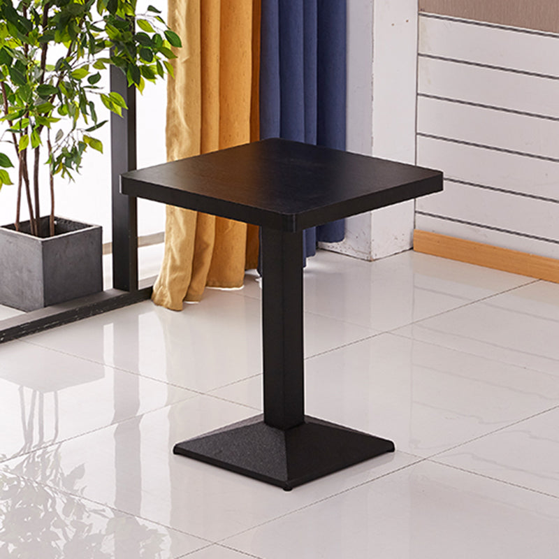 Modern Wooden Dining Room Table with Metal Legs for Living Room