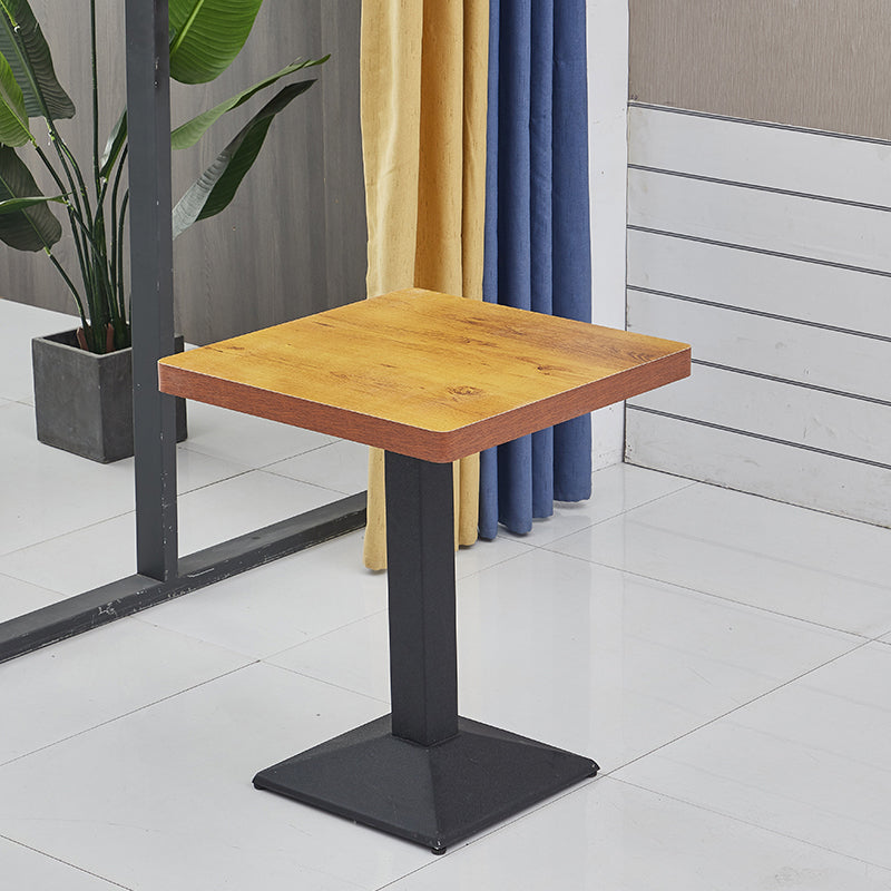 Modern Wooden Dining Room Table with Metal Legs for Living Room