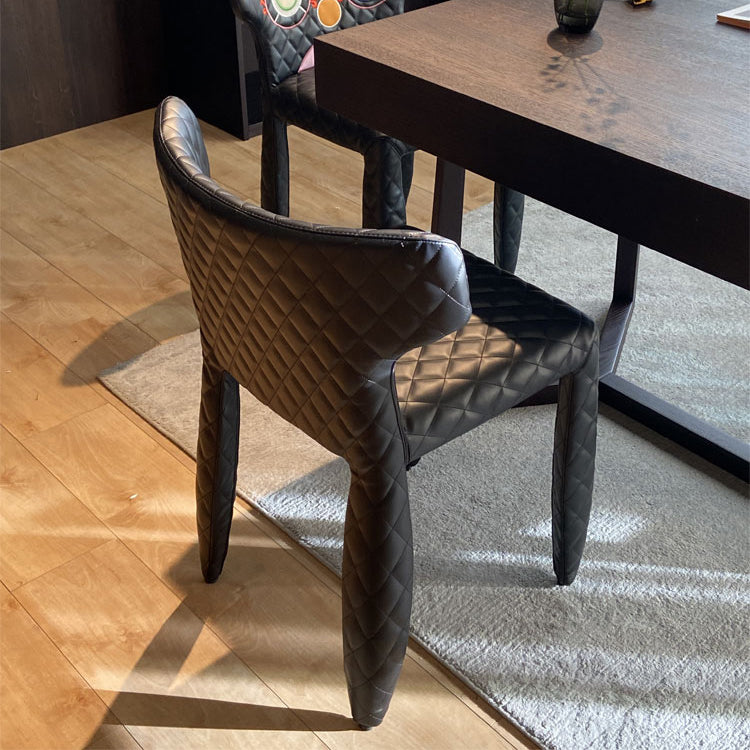 Contemporary Style Wingback Upholstered Dining Side Chair for Dining Room
