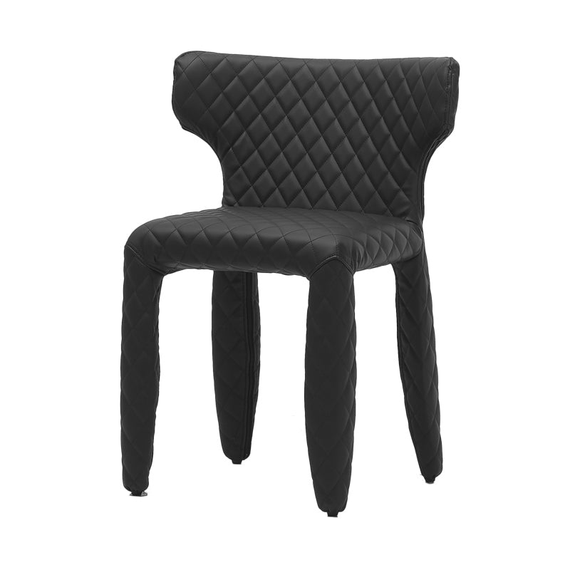 Contemporary Style Wingback Upholstered Dining Side Chair for Dining Room