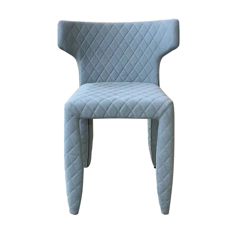 Contemporary Style Wingback Upholstered Dining Side Chair for Dining Room
