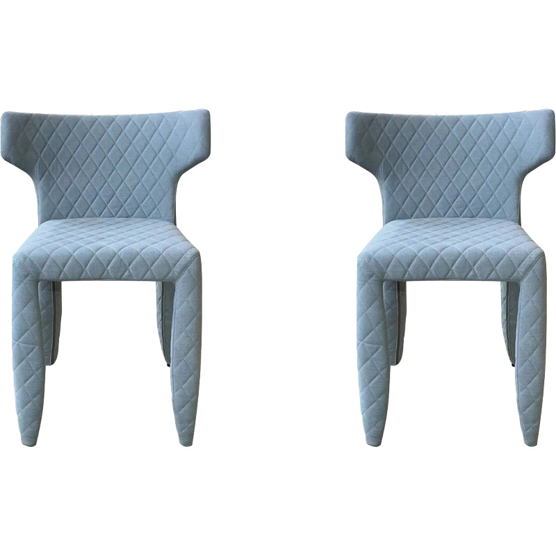 Contemporary Style Wingback Upholstered Dining Side Chair for Dining Room