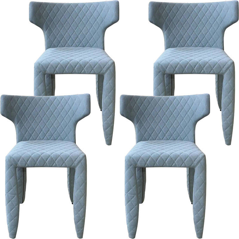 Contemporary Style Wingback Upholstered Dining Side Chair for Dining Room