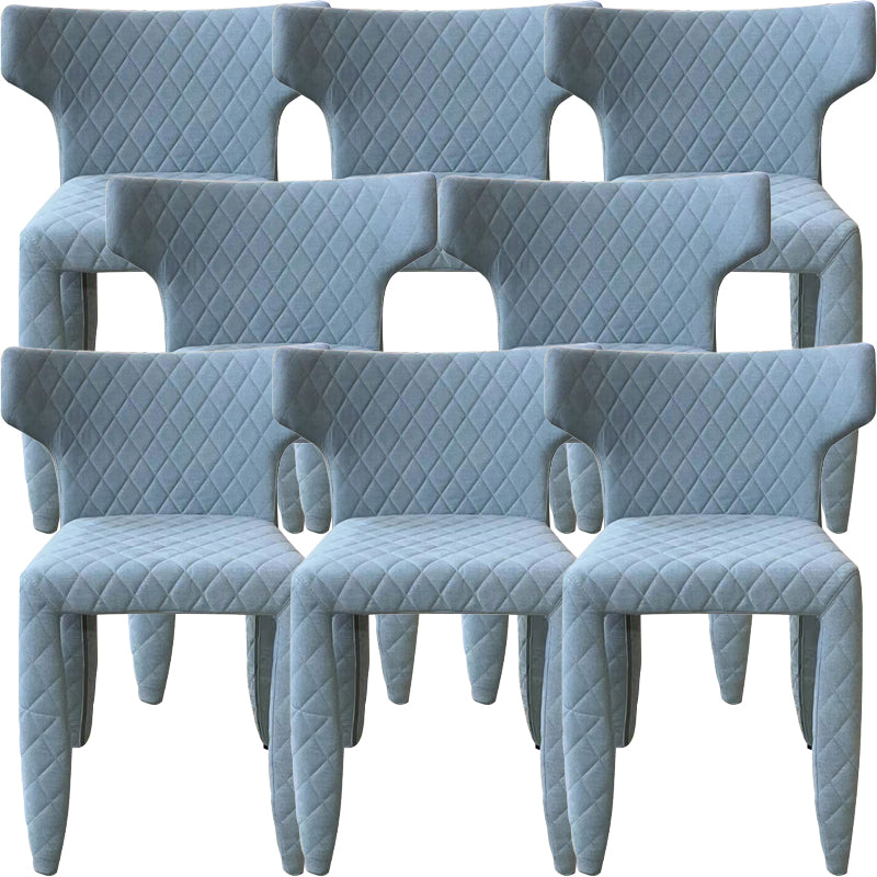 Contemporary Style Wingback Upholstered Dining Side Chair for Dining Room