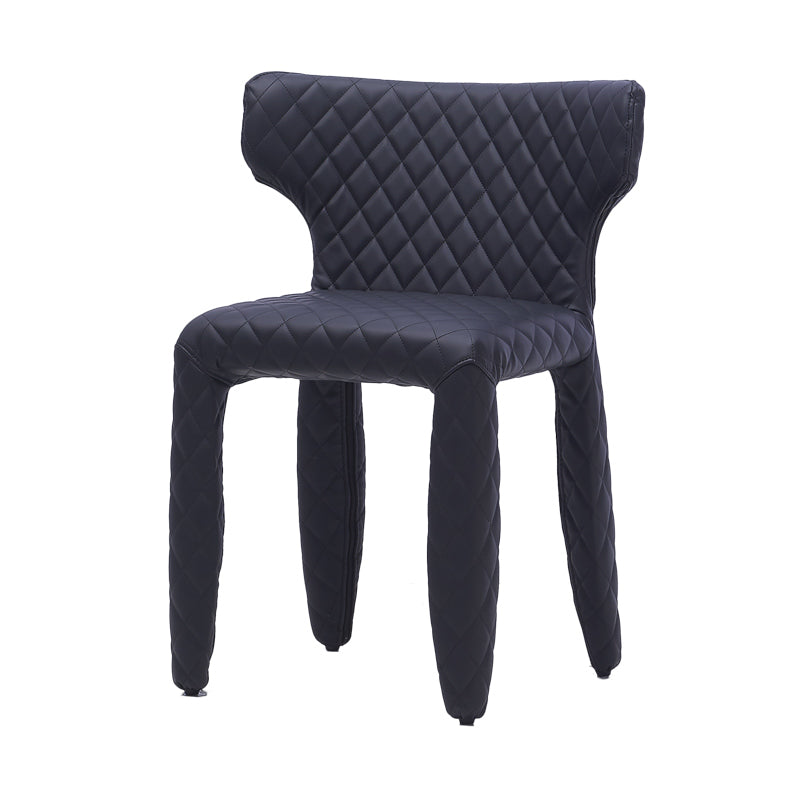 Contemporary Style Wingback Upholstered Dining Side Chair for Dining Room
