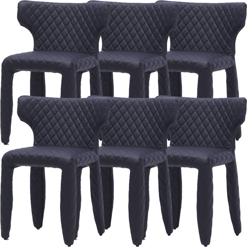 Contemporary Style Wingback Upholstered Dining Side Chair for Dining Room