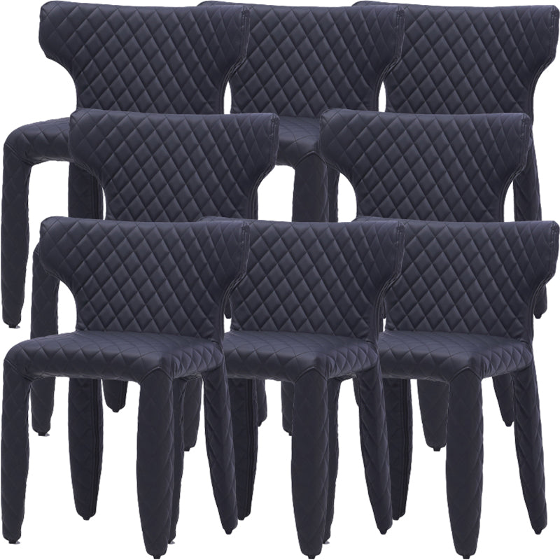 Contemporary Style Wingback Upholstered Dining Side Chair for Dining Room