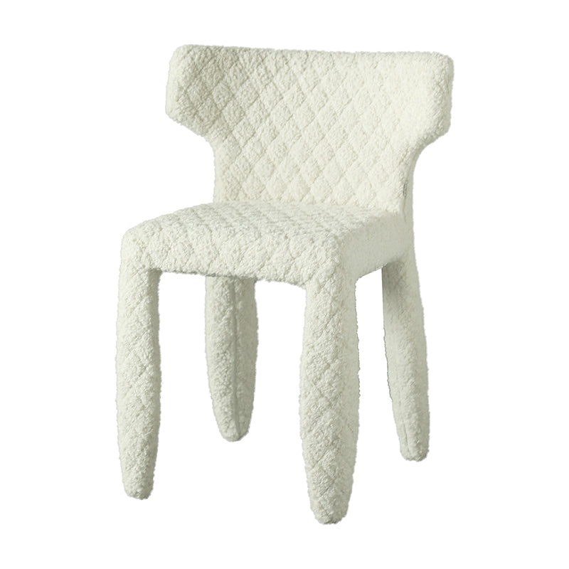 Contemporary Style Wingback Upholstered Dining Side Chair for Dining Room