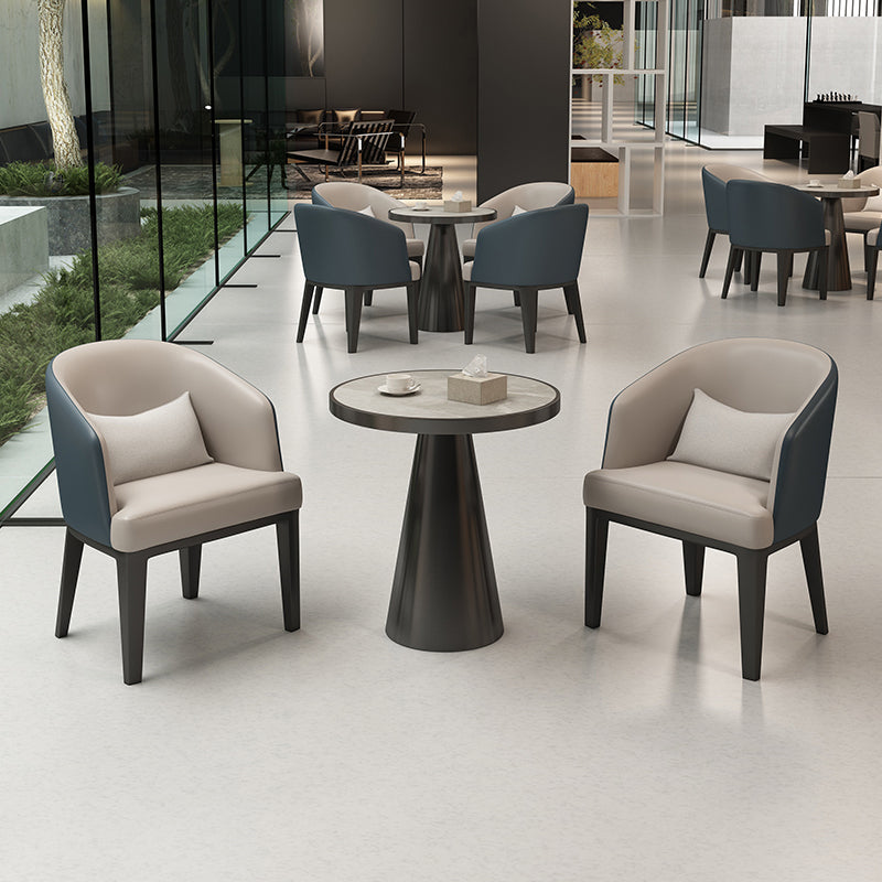 Modern Style Upholstered Home Dining Arm Chair for Dining Room