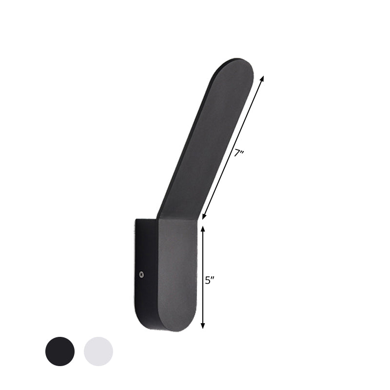 Luce rondella a parete di piega bianca/bianca con forma ovale illuminazione calda/bianca LED SCONCE MALOTTO MOLTO PER CORRIDORE