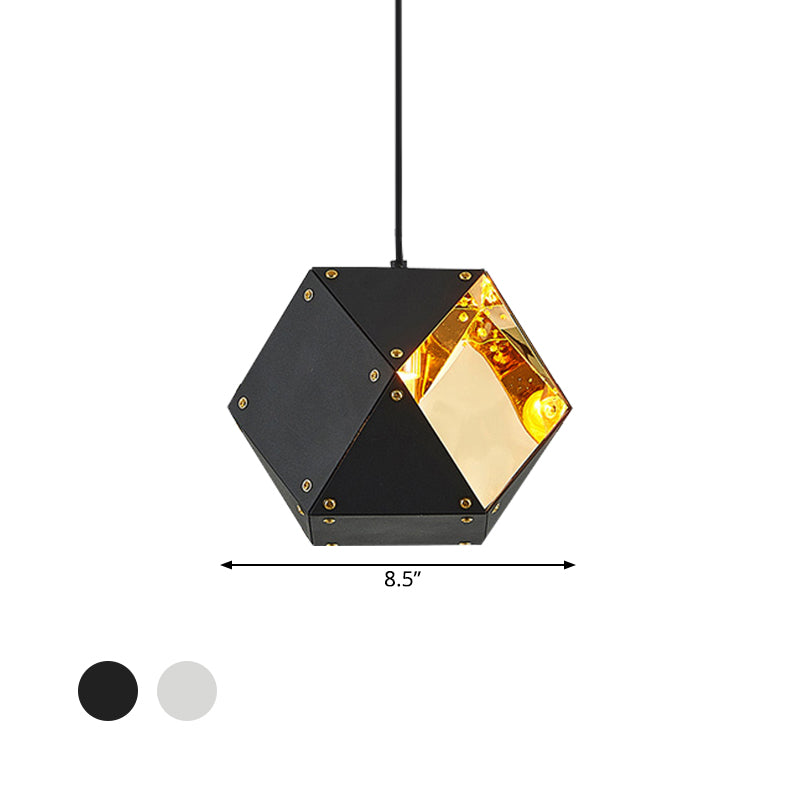 8/12 koppen veelzijdige metalen kroonluchter licht modern zwart/wit eetkamer hanglamp lampje