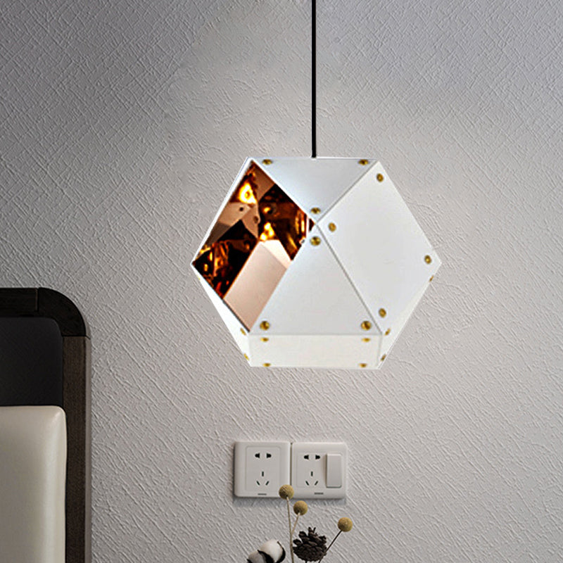 8/12 koppen veelzijdige metalen kroonluchter licht modern zwart/wit eetkamer hanglamp lampje