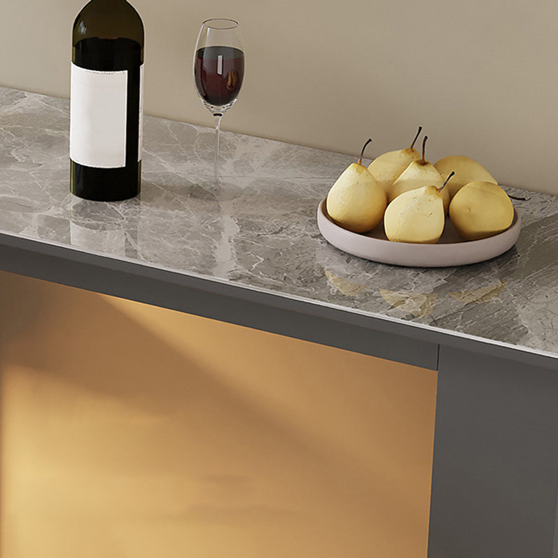 Modern 1/2/3 Pieces Stone Rectangular Bar Table Set for Living Room